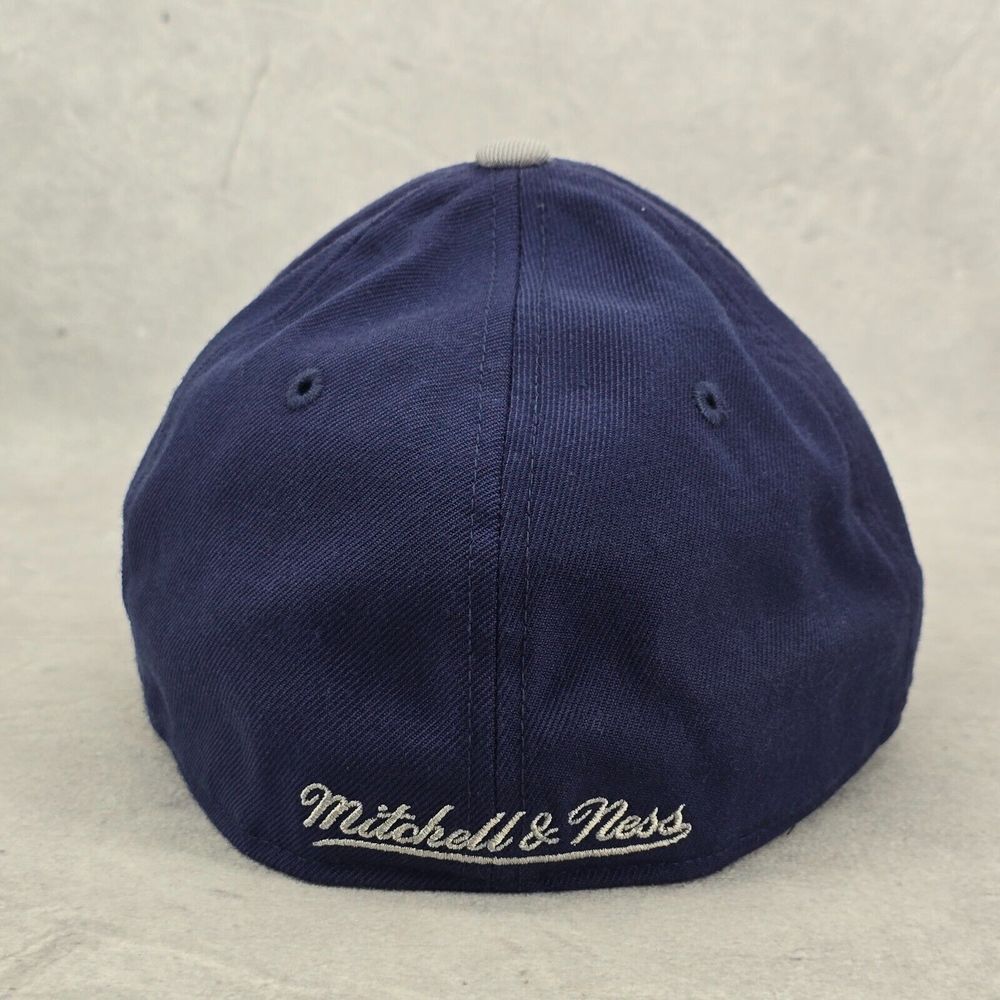 Vintage Dallas Cowboys Mitchell & Ness Cap 7 1/2 NFL Raised Script Logo Wool Hat - Picture 4 of 15